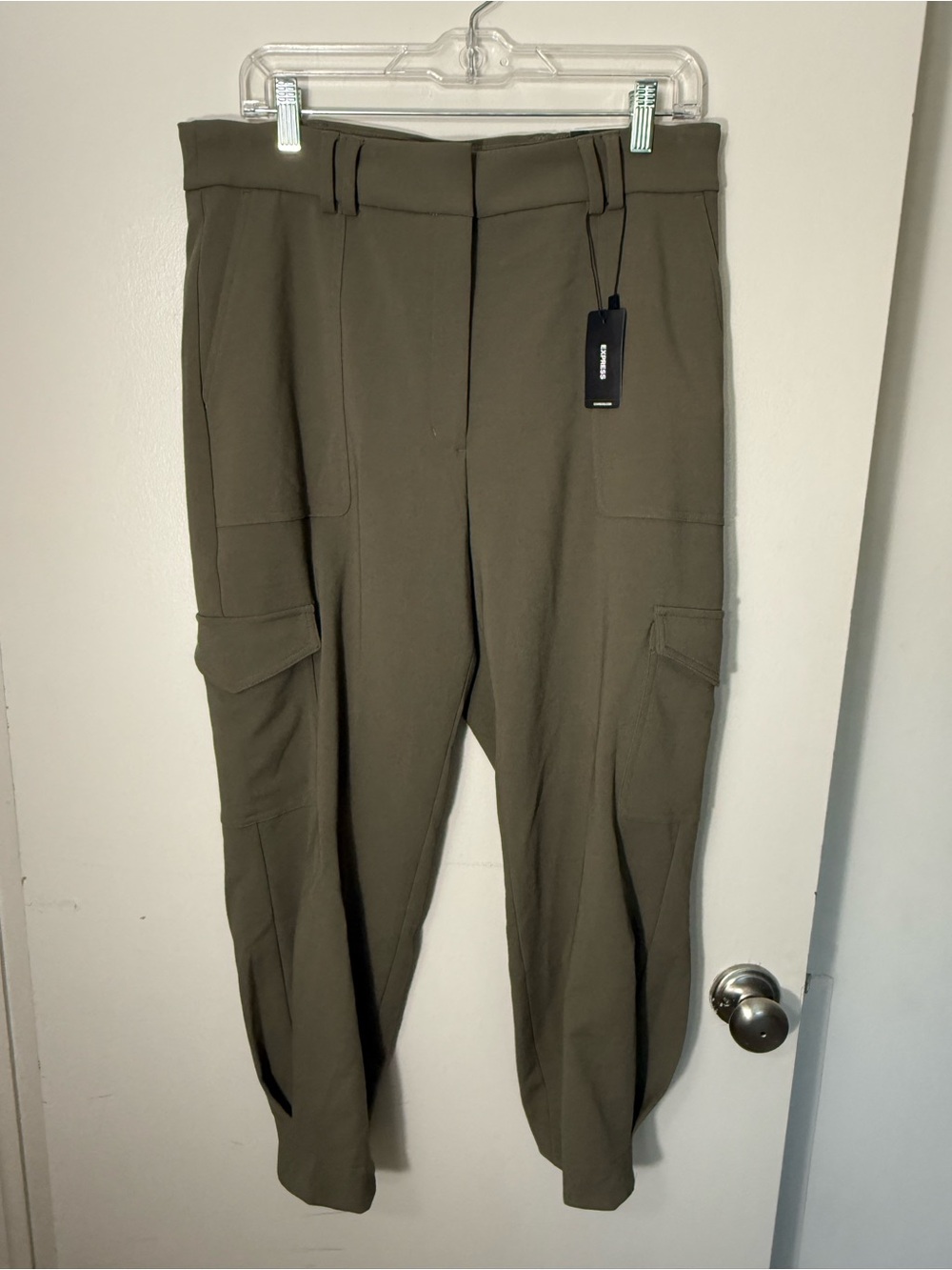 Express Olive Green Cargo Pants
